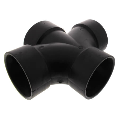 Main product image of 3" H x H x H ABS Double Sanitary Tee (5835)