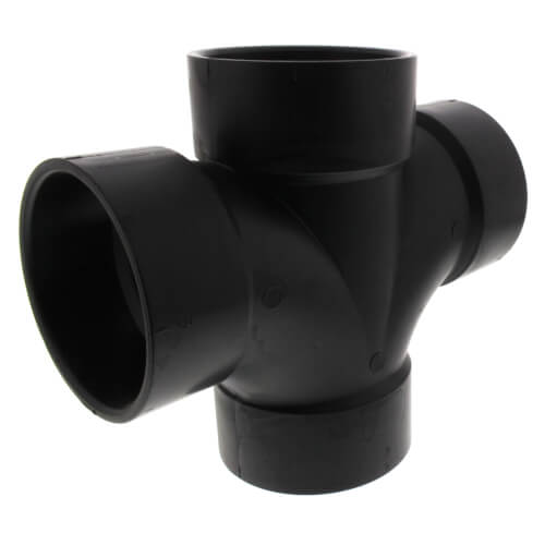 Main product image of 3" H x H x H ABS Double Sanitary Tee (5835)