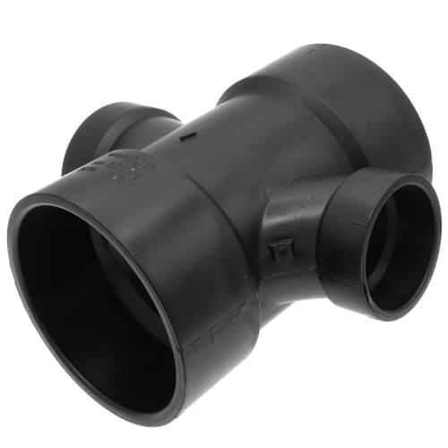 Main product image of 3" x 3" x 2" x 1-1/2" H x H x H ABS Double Sanitary Tee (5835R)