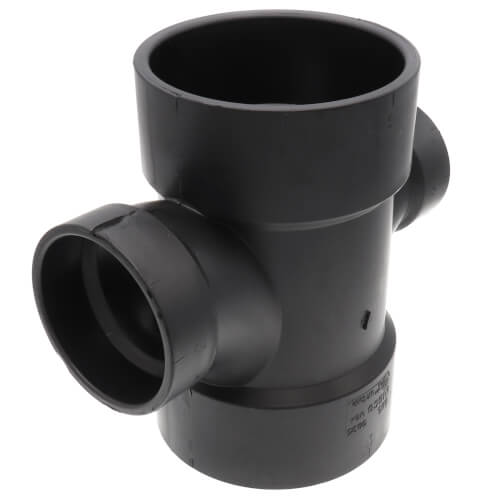 Main product image of 3" x 3" x 2" x 1-1/2" H x H x H ABS Double Sanitary Tee (5835R)