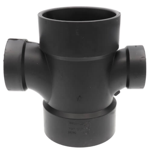 Main product image of 3" x 3" x 2" x 1-1/2" H x H x H ABS Double Sanitary Tee (5835R)
