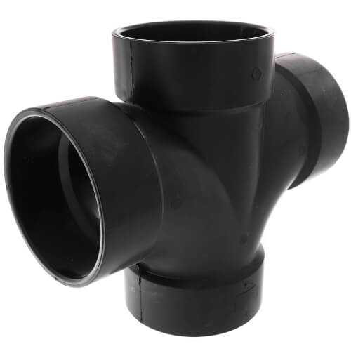 Main product image of 4" H x H x H ABS Double Sanitary Tee (5835)