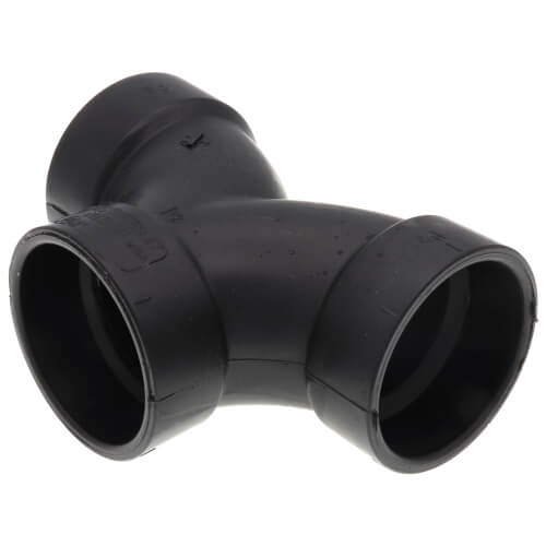 Main product image of 1-1/2" Hub ABS DWV Double Elbows (5837)