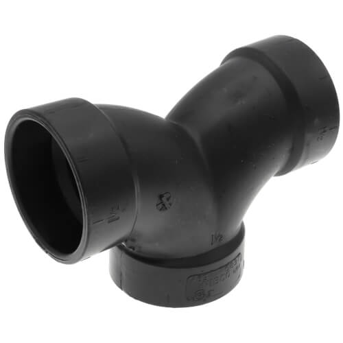 Main product image of 1-1/2" Hub ABS DWV Double Elbows (5837)