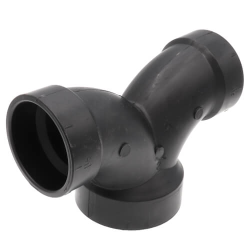 Main product image of 2" x 1-1/2" x 1- 1/2" Hub ABS DWV Double Elbow (5837R)