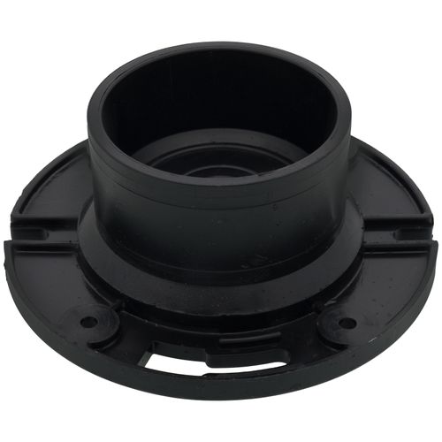 Main product image of 4" x 3" Hub ABS Closet Flange with Knockout Test Plug (5855)