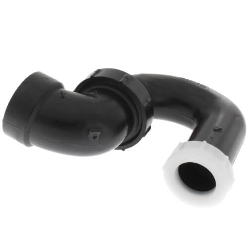 Main product image of 1-1/2" or 1-1/2" x 1-1/4" H x SJ ABS L.A. Pattern P-Trap with Union Joint (5893)