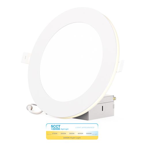 Main product image of 6" LED with Night Light Selectable 12W 1050LM Dimmable (6 Pack)