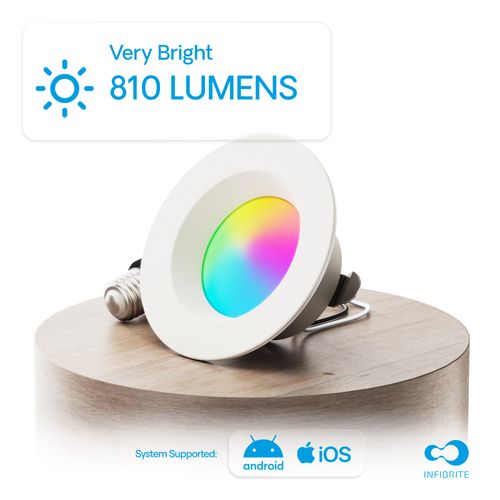 Main product image of 4" WiFi Smart 9W 810LM Recessed Retrofit LED Sleek Series Downlight Kit, Dimmable, Alexa/Google, Wet Rated (6 Pack)