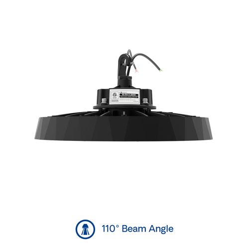 Main product image of 12" 200W 5000K Integrated LED Dimmable UFO High Bay Light 32,000 Lumen Wet Rated AC100-277V DLC Listed