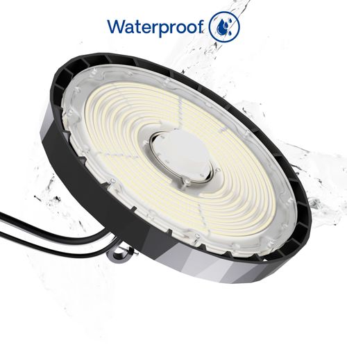 Main product image of 13" 5000K 120-160-200W Adjustable LED Dimmable Wet Rated UFO High Bay Light 24,600-32,800-41,000 Lumen AC100-277V