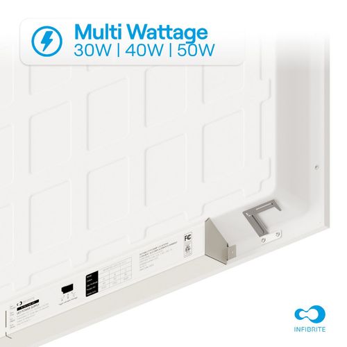 Main product image of 2' x 4' Single Color 5200/6500/7800 Lumen 0-10V Adjustable Watt Backlit Panel Light (4 Pack)