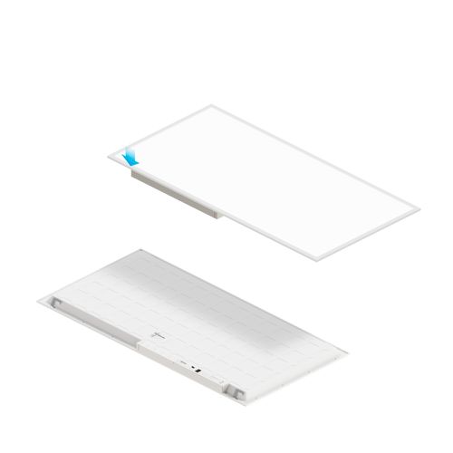 Main product image of 2' x 4' Single Color 5200/6500/7800 Lumen 0-10V Adjustable Watt Backlit Panel Light (4 Pack)