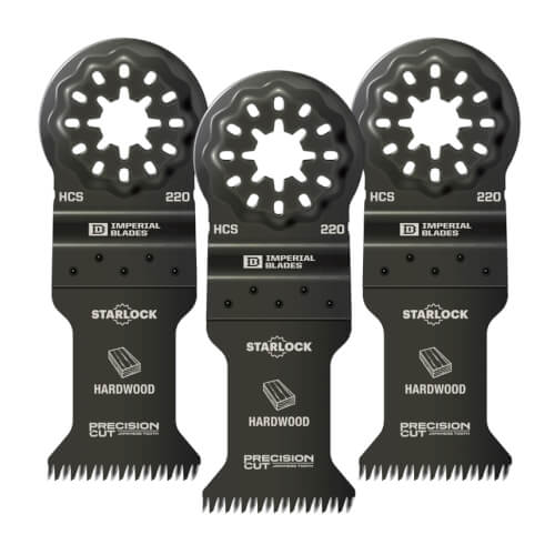 Main product image of 1-3/8" Starlock Japanese Tooth Hardwood Blade, 3PC