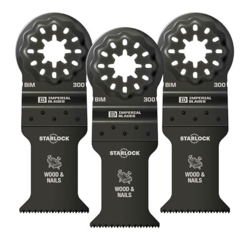 Main product image of 1-3/8" Starlock Standard Wood & Nails Blade, 3PC