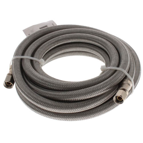 IC120 Bluefin IC120 120" Ice Maker Braided Hose Connector 1/4" x 1/