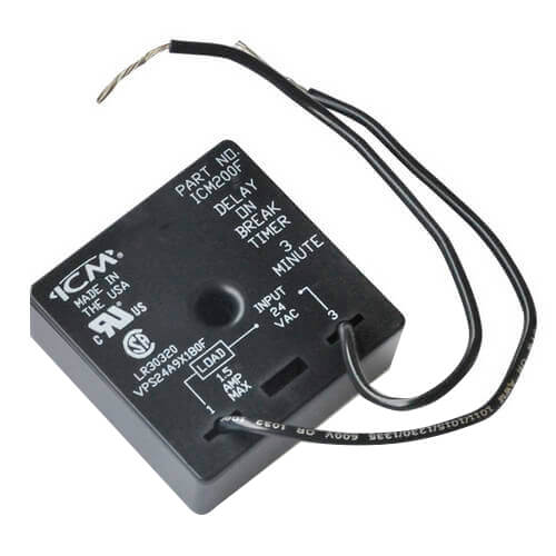Main product image of ICM200F Delay on Break Timer, 6" Wire Leads (3 Minute Delay)