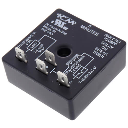 ICM205B ICM Controls ICM205B ICM205 Delay on Break Timer (5 Minute Fixed Delay)