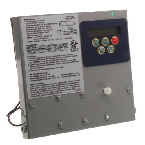 ICM Controls ICM493 Single Phase Motor Protection