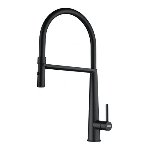 Icon 18" Single Handle Semi-Pro Kitchen Faucet (Matte Black), ICN-SP-MBK