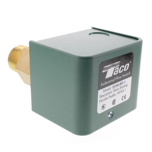 Taco IFS01BF1 Brass Flow Switch w/ Flexible Paddles