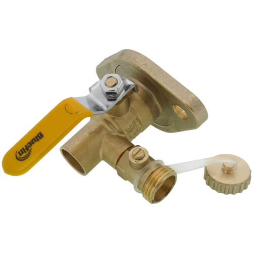 Main product image of 3/4" Sweat Isolation Flange w/ Hose Drain and Rotating Flange