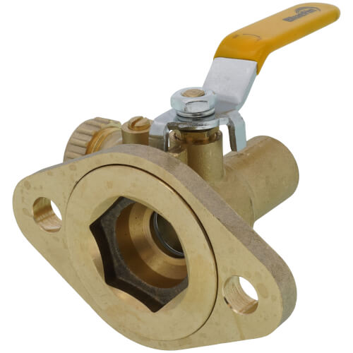 Main product image of 3/4" Sweat Isolation Flange w/ Hose Drain and Rotating Flange