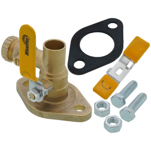Main product image of 3/4" Sweat Isolation Flange w/ Hose Drain and Rotating Flange