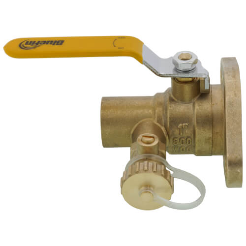 Main product image of 1" Sweat Isolation Flange w/ Hose Drain and Rotating Flange, for High Velocity Pumps