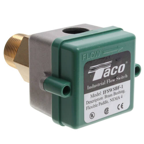 Main product image of Brass Flow Switch w/ Flexible Paddles (NEMA4, Small Turning Radius)