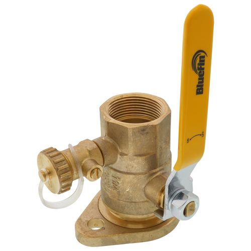 Main product image of 1-1/4" Threaded Isolator Flange w/ Hose Drain