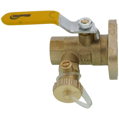 Main product image of 3/4" Threaded Isolation Flange w/ Hose Drain and Rotating Flange