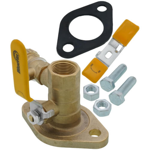 Main product image of 3/4" Threaded Isolation Flange w/ Hose Drain and Rotating Flange