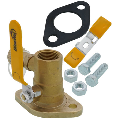 Main product image of 1" Threaded Isolation Flange w/ Hose Drain and Rotating Flange