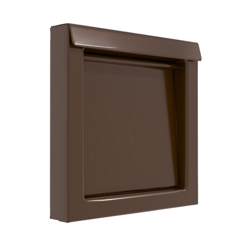 Main product image of DryerWallVent 4" Galvalume Steel Wall Vent, No Collar (Brown)