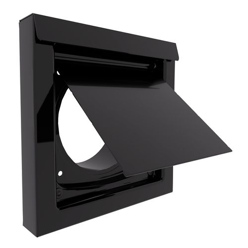 Main product image of DryerWallVent 4" Galvalume Steel Wall Vent (Black)
