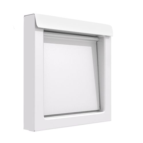 Main product image of DryerWallVent 4" Galvalume Steel Wall Vent, No Collar (White)
