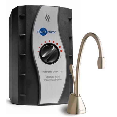 Main product image of Hot Water Dispenser Tank with Satin Nickel Faucet, 45586A-ISE