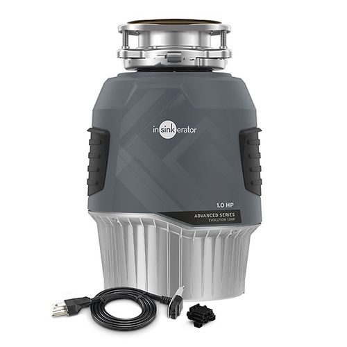 Main product image of Evolution Series Continuous Feed Garbage Disposal w/ EZ Connect Cord & Hardwire Adapter, 1 HP, 81225K