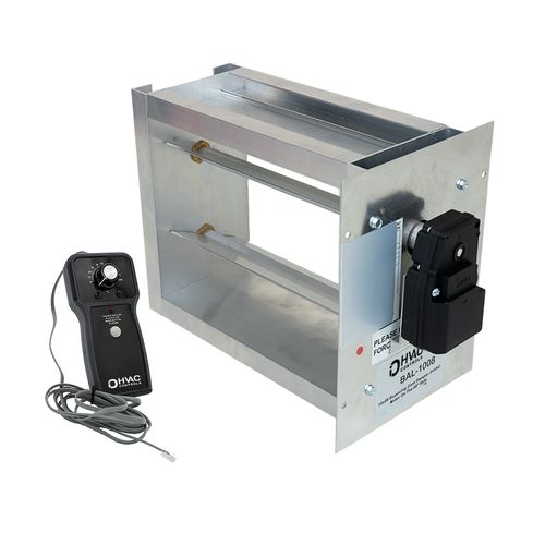Main product image of 28" x 18" Rectangular Electronic Balancing Damper w/ Actuator, BAL-2818