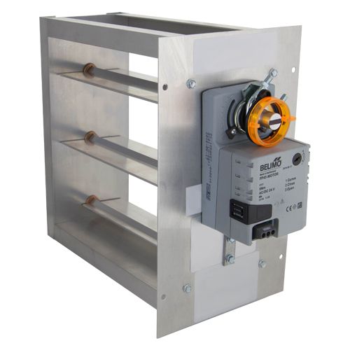 Main product image of 16" x 12" Carrier/Bryant Rectangular Zone Damper - Belimo 3 Wire Actuator, CD-1612