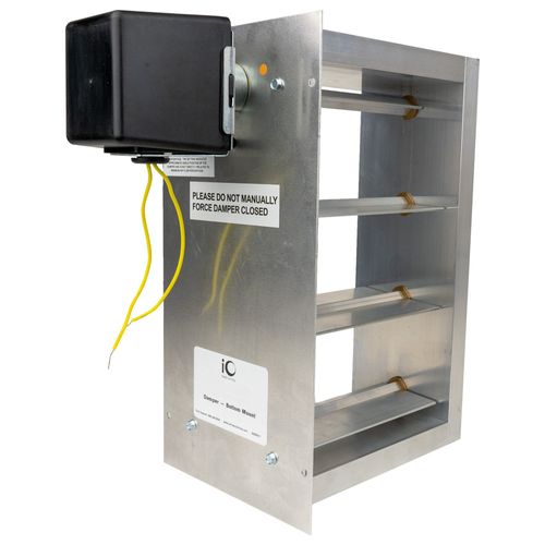 Main product image of 36" x 24" Rectangular Two-Position Zone Damper - 2 Wire Actuator - Bottom Mount, HD-3624-BM