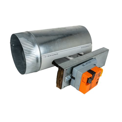 Main product image of Rheem 8" Round Retro Zone Damper - 35 Sec. Belimo 3-Wire Actuator, RRD-08