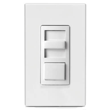 Main product image of IllumaTech Preset Fluorescent Slide Dimmer w/ LED Locator for LED 0-10V, 1200VA - NAFTA (120/277V)