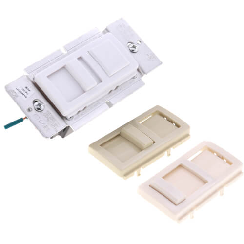 Main product image of 3-Way IllumaTech Decora LED/CFL/Incandescent Slide Dimmer - White, Ivory, Light Almond (600W)