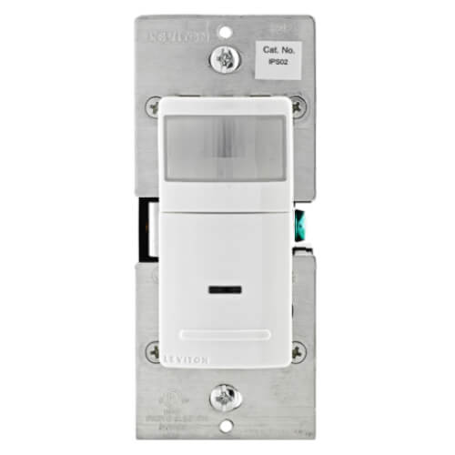 IPS02-1LW - Leviton IPS02-1LW - Single Pole, Decora Motion Sensor, Wall ...