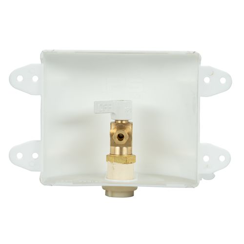 Main product image of 1/2" CPVC Ice Machine Outlet Box w/ 1/4 Turn Valve