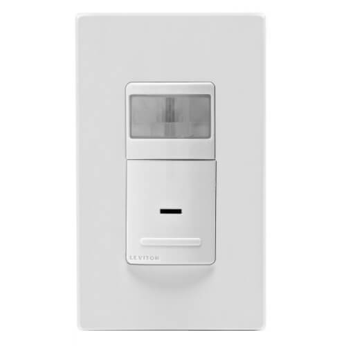 IPV151LZ Leviton IPV151LZ PIR 180° Decora Vacancy Sensor, Wall