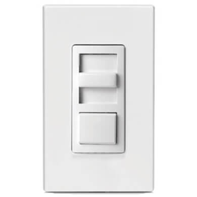 Main product image of Single-Pole/3-Way IllumaTech Powerline Fluorescent Slide Dimmer, 600VA - White (277V)