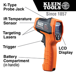 Main product image of Dual-Laser Infrared Thermometer, 20:1